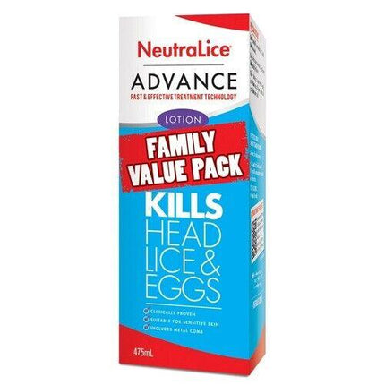 NeutraLice Advance Lotion Family Value Pack 475mL - OhYouLuckyDuck.com.au