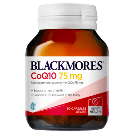 Blackmores CoQ10 75mg Capsules 90 - OhYouLuckyDuck.com.au