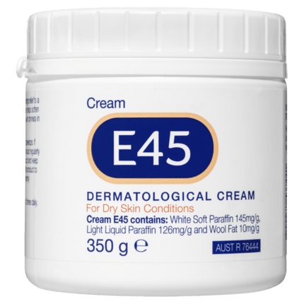 E45 Moisturising Cream for Dry Skin & Eczema - 350g - OhYouLuckyDuck.com.au