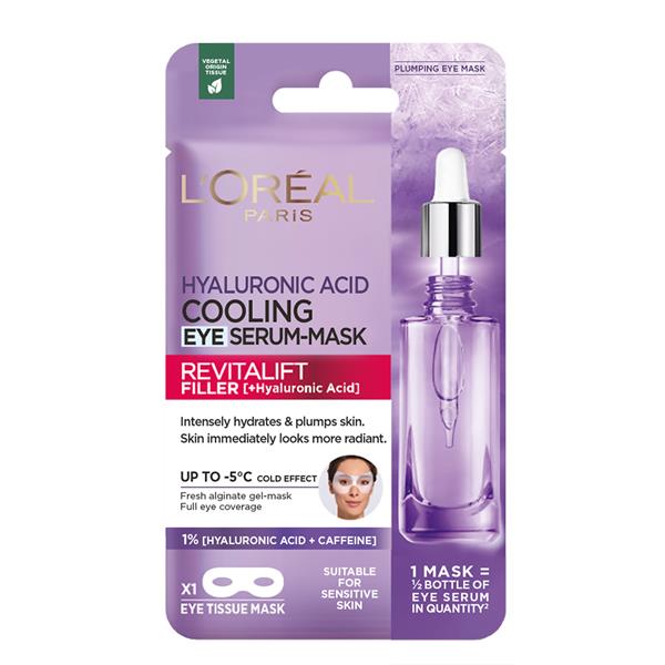 L'Oreal Revitalift Filler Cooling Eye Tissue Mask - OhYouLuckyDuck.com.au