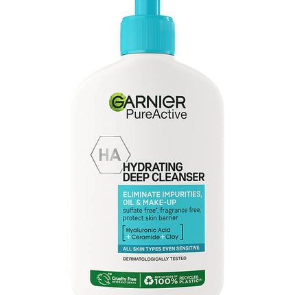 Garnier Pure Active Deep Hydrating Cleanser 250Ml