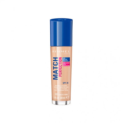 Rimmel Match Perfection Foundation 101 Classic Ivory - OhYouLuckyDuck.com.au