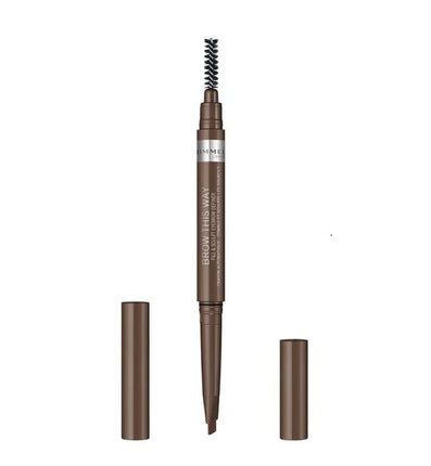 Rimmel London Brow This Way 2in1 Filler - Medium Brown - OhYouLuckyDuck.com.au