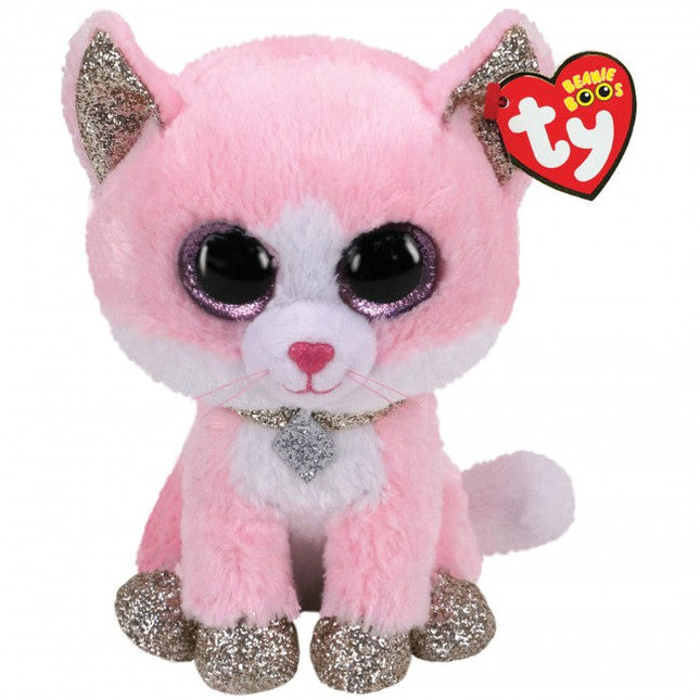 Ty Beanie Boos Fiona Cat Pink