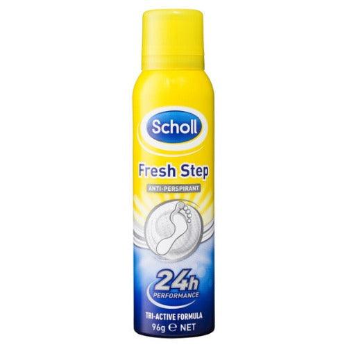 Scholl Fresh Step Anti-Perspirant Foot Spray 98G - OhYouLuckyDuck.com.au