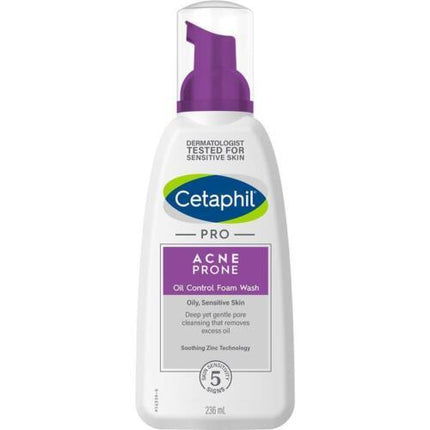 Cetaphil Pro Acne Prone Oil-Control Foam Wash 236ml - OhYouLuckyDuck.com.au