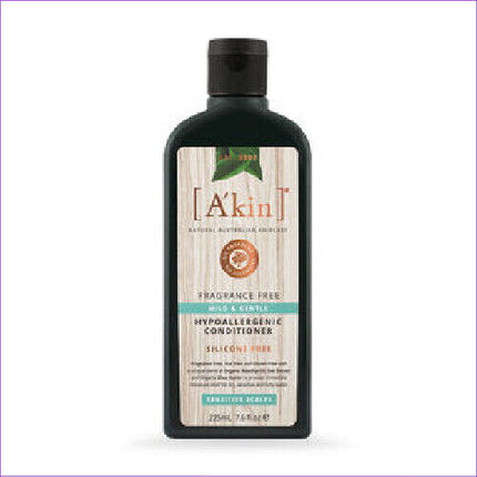 Akin Mild & Gentle Fragrance Free Conditioner 225ml - OhYouLuckyDuck.com.au