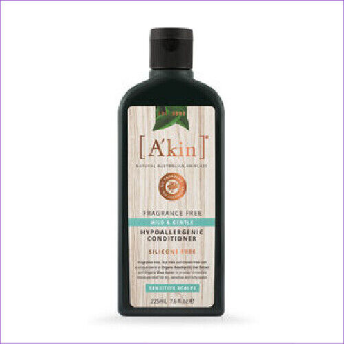 Akin Mild & Gentle Fragrance Free Conditioner 225ml - OhYouLuckyDuck.com.au