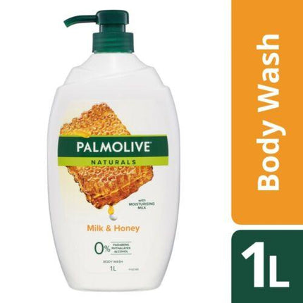 Palmolive Naturals Milk & Honey Body Wash 1 Litre - OhYouLuckyDuck.com.au