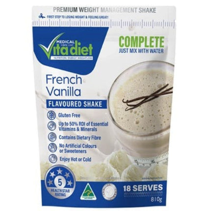 Vita Diet French Vanilla Meal Replacement Shake 18 Serves 630G
