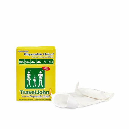 Travel John Resealable Disposable Urinal - Pack of 3 - OhYouLuckyDuck.com.au