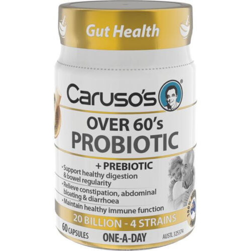 CARUSO'S PROBIOTIC OVER 60S CAPS 60 - OhYouLuckyDuck.com.au