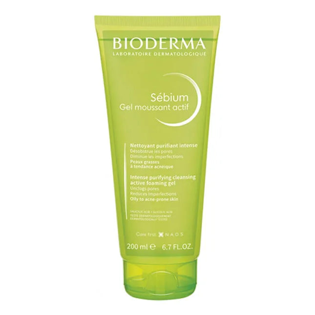Bioderma Sebium Foaming Gel Purifying Cleanser for Combination to Oily Skin 200ML