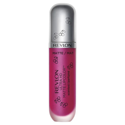 Revlon Lip Color Ultra HD Matte 500 Cherries in the Snow - OhYouLuckyDuck.com.au