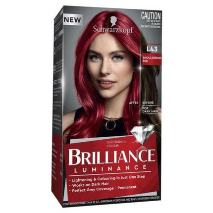Schwarzkopf Brilliance L43 Smouldering Red - OhYouLuckyDuck.com.au