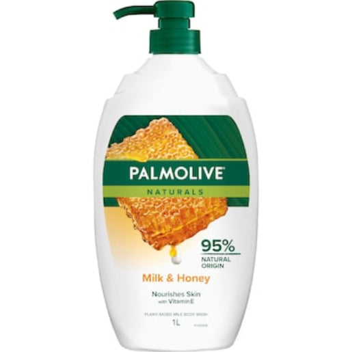 Palmolive Naturals Body Wash Milk & Honey 1 Liter