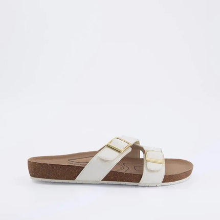 Homyped Womens River Y Strap White Size 8