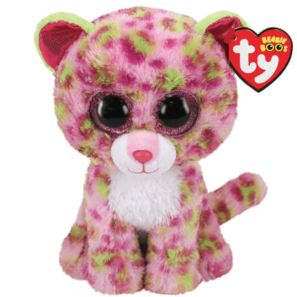 Ty Beanie Boos Lainey The Pink Leopard Regular Plush Toy 15CM