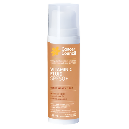 Cancer Council Vitamin C Fluid Spf50+ 50mL