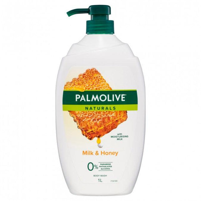 Palmolive Naturals Milk & Honey Body Wash 1 Litre - OhYouLuckyDuck.com.au