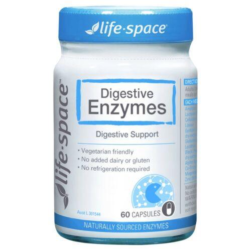 Life Space Digestive Enzymes Capsules 60 - OhYouLuckyDuck.com.au