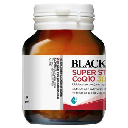Blackmores Super Strength CoQ10 300mg 30 Capsules - OhYouLuckyDuck.com.au