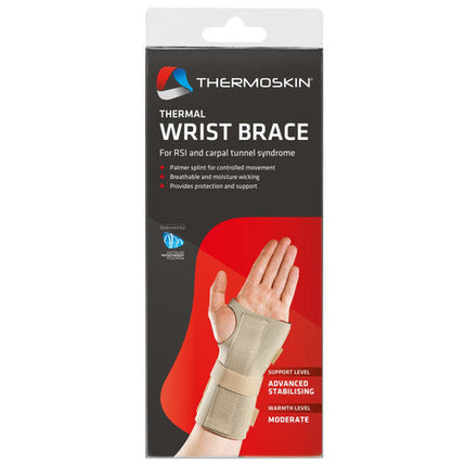 Thermoskin Thermal Wrist Brace for Injury Support and Recovery Large X Large