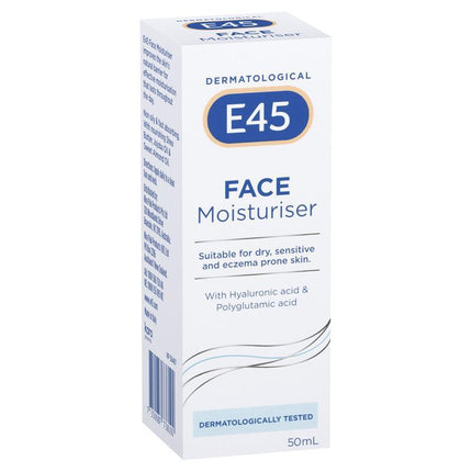 E45 Face Moisturiser 50 ml - OhYouLuckyDuck.com.au