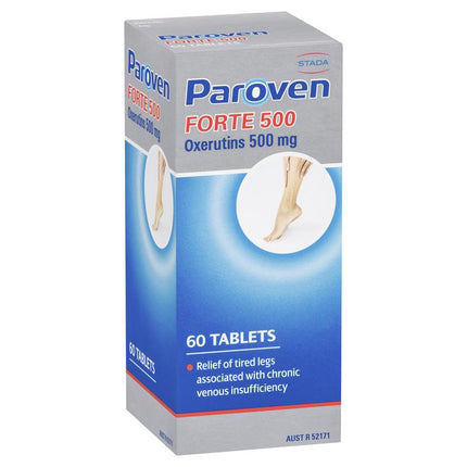 Paroven Forte 500mg 60 Tablets