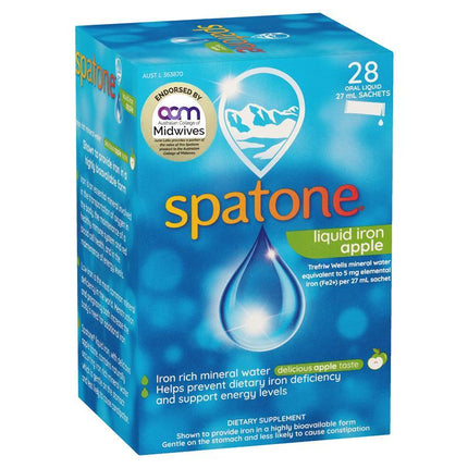 Spatone Liquid Iron Supplement Apple Sachet 28