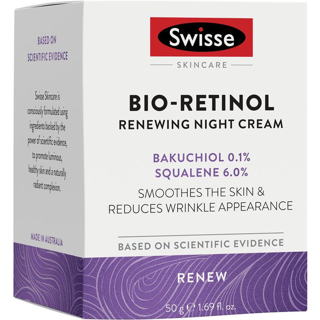 Swisse Renewing Night Cream with Bakuchiol and Vitamin B3 50ML