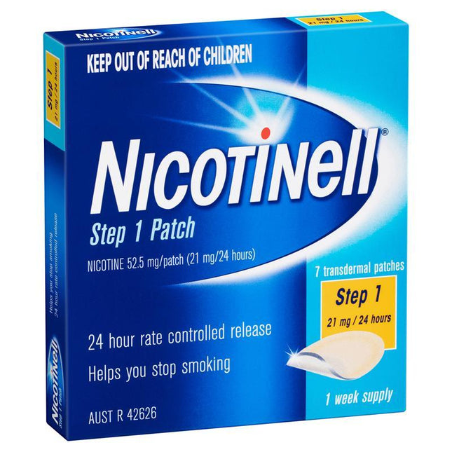 Nicotinell Patch 21mg 7 Patches - OhYouLuckyDuck.com.au