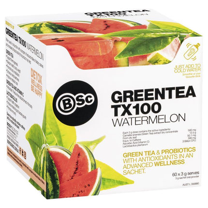 Body Science Green Tea TX100 Watermelon 60 x 3 G