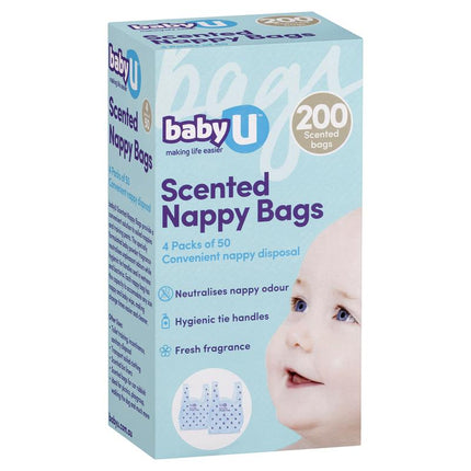 Baby U Nappy Bags 200 Pcs