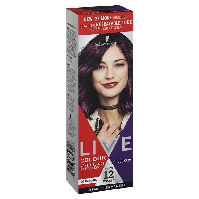 Schwarzkopf Live Colour Blueberry 75mL - OhYouLuckyDuck.com.au