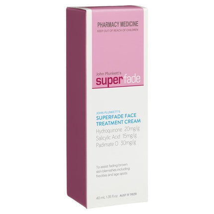 John Plunketts SuperFade Face Treatment Cream 40ml