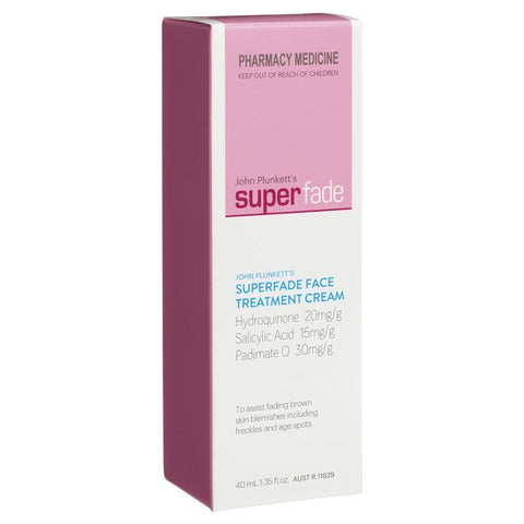 John Plunketts SuperFade Face Treatment Cream 40ml