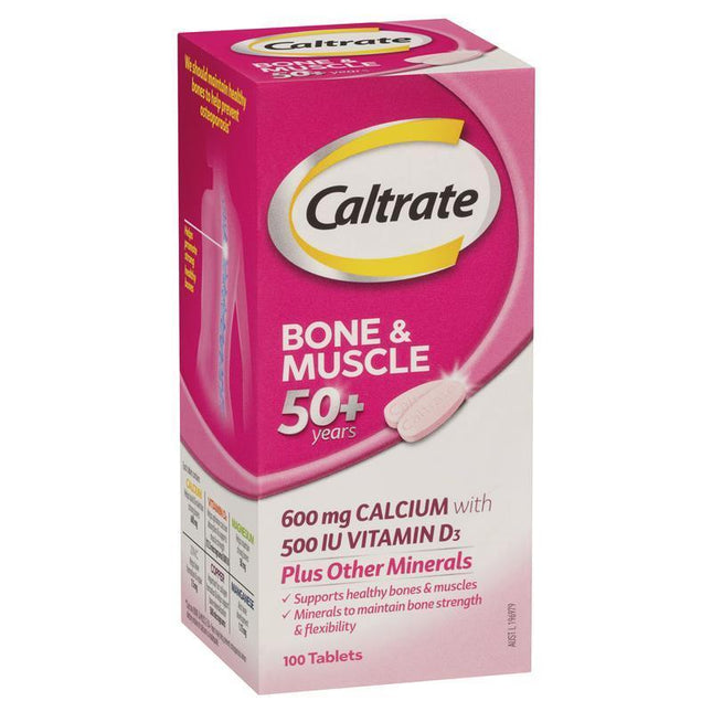 Caltrate Bone & Muscle 50+ Tabs 100 - OhYouLuckyDuck.com.au