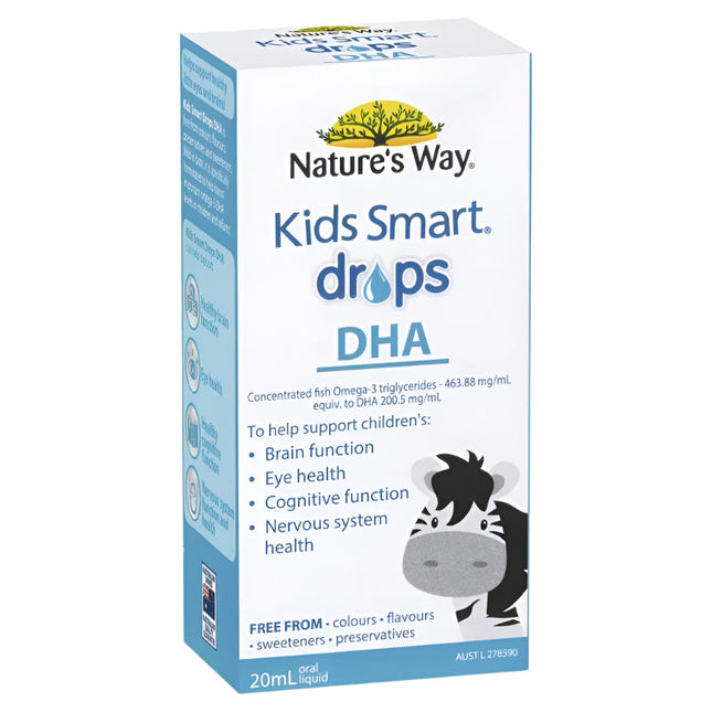 Nature's Way Kids Supplementation Smart Drops Dha Healthy Little Eyes Brain 20ML