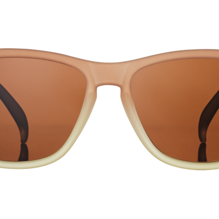 Goodr The Ogs Three Parts Tee Brown Gradient Polarized Golf Sunglasses
