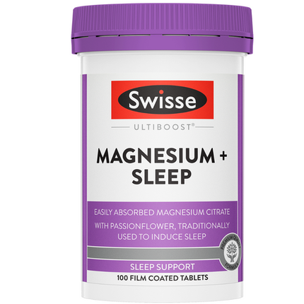Swisse Ultiboost Magnesium + Sleep 100 Tablets