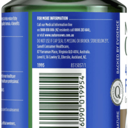 Natures Own 4 In 1 Concentrated Fish Oil Odourless 90 Capsules - OhYouLuckyDuck.com.au