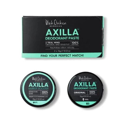 Black Chicken Axilla Deo Paste Twin Minis 2X15G - OhYouLuckyDuck.com.au