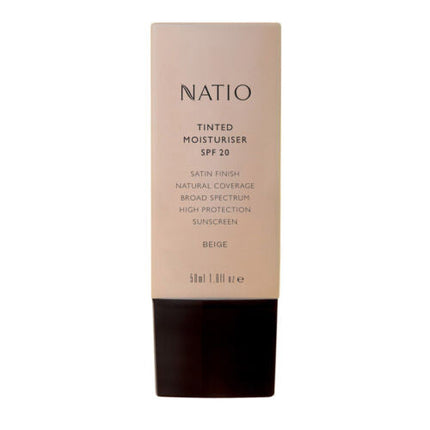 Natio Tinted Moisturiser SPF20 Beige - OhYouLuckyDuck.com.au