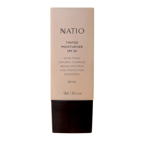 Natio Tinted Moisturiser SPF20 Beige - OhYouLuckyDuck.com.au
