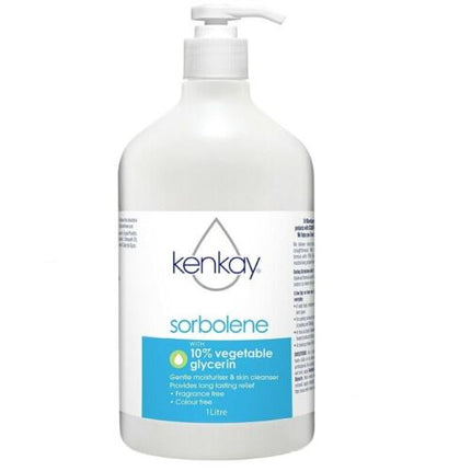 Kenkay Skin Relief Sorbolene & 10% Glycerin 1L - OhYouLuckyDuck.com.au