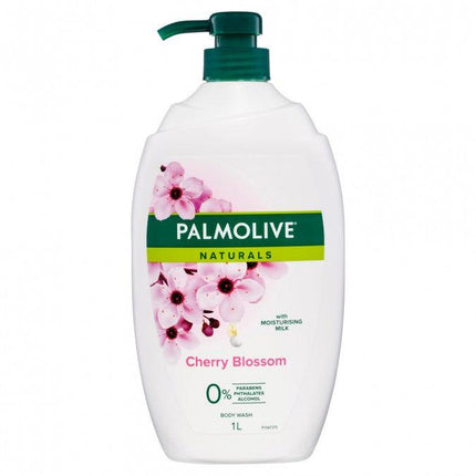 Palmolive Naturals Milk & Cherry Blossom Body Wash 1 Litre - OhYouLuckyDuck.com.au