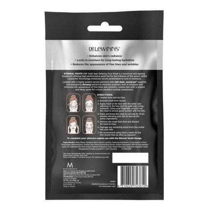 Dr. Lewinn's Eternal Youth 24K Age-Defying Face Mask - OhYouLuckyDuck.com.au
