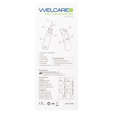 Welcare Ear Thermometer 2In1