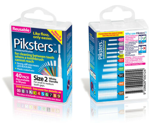 Piksters Interdental Size 2 White 40Pk - OhYouLuckyDuck.com.au